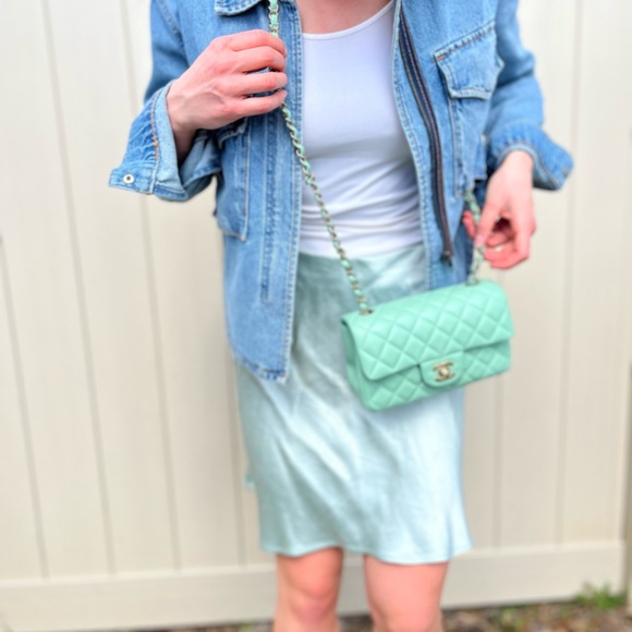 Sold RARE Chanel Pastel mini rectangle bag - Picture 6 of 17